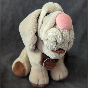 10" vintage wrinkles dog